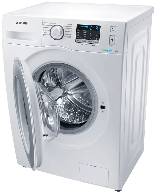 Замена сливного шланга Samsung WF60F4EFW2W